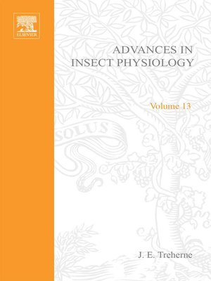 cover image of Advances in Insect Physiology